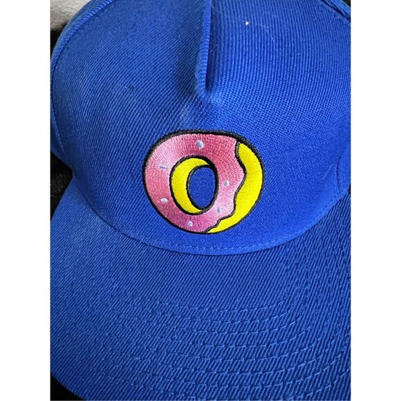 Odd Future Donut Hat Wolf Gang KTA Hip Hop Blue Snap Back Cap - Picture 2 of 4